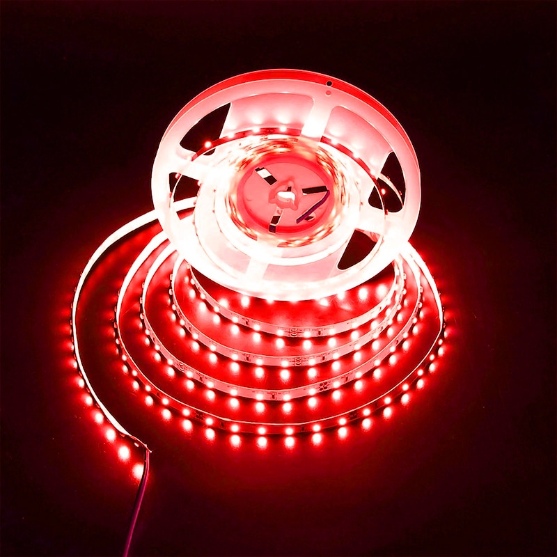 5m 16.4ft LED Strip Light Waterproof Flexible 300 LEDs 2835 SMD Warm White Cold White Red Blue Green for Bedroom Home Kitchen Party TV Backlight Cuttable DC 12V IP65 Self-adhesive4