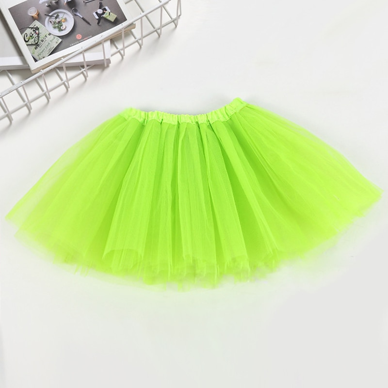 Ballet Dancer Retro Vintage Skirt Tutu Girls' Kid's Costume Vintage Cosplay Performance Party Halloween Skirt World Book Day Costumes3