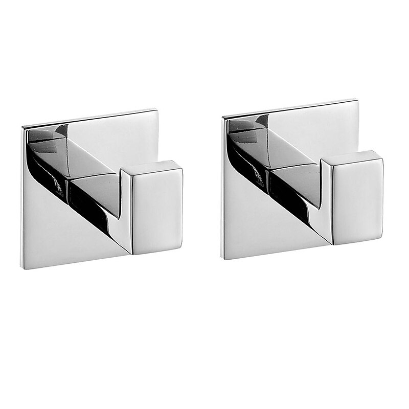 Robe Hook New Design / Self-adhesive / Creative Contemporary / Modern Metal 2pcs - Bathroom Wall Mounted