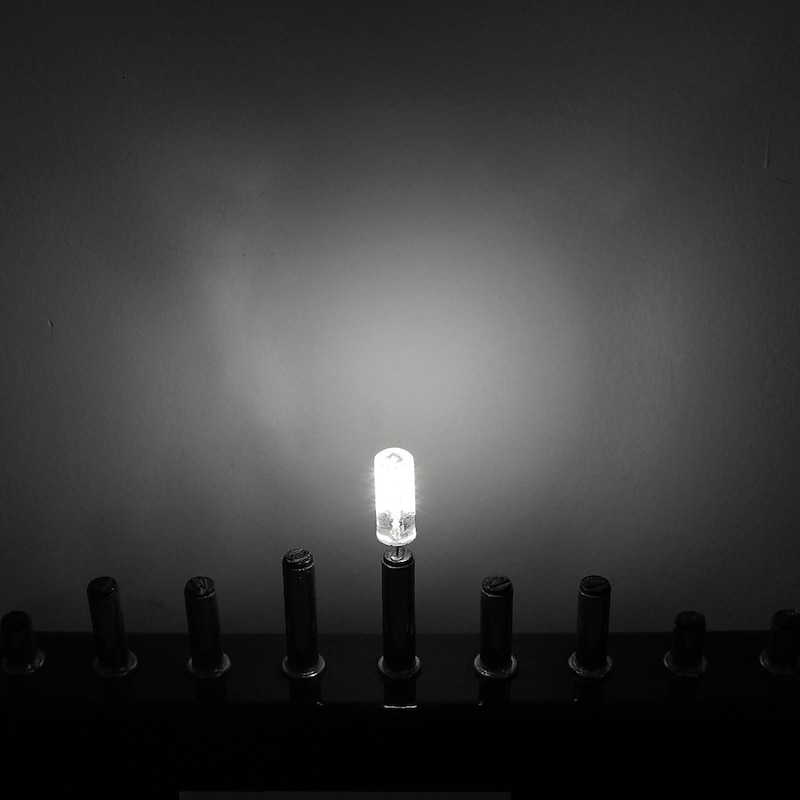 10pcs G4 Bi Pin 1.5w LED Corn Light Bulbs 15W T3 Halogen Bulb Equivalent 150LM SMD 3014 Warm Cold White for RV Ceiling Fans Lighting DC 12V4