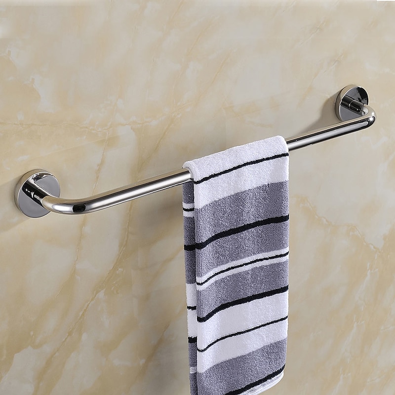 Bathroom Hardware Accessory Towel Ring/Toilet Paper Holder/Robe Hook/Soap Dish and Towel Holder Stainless Steel Wall Mounted Silver3