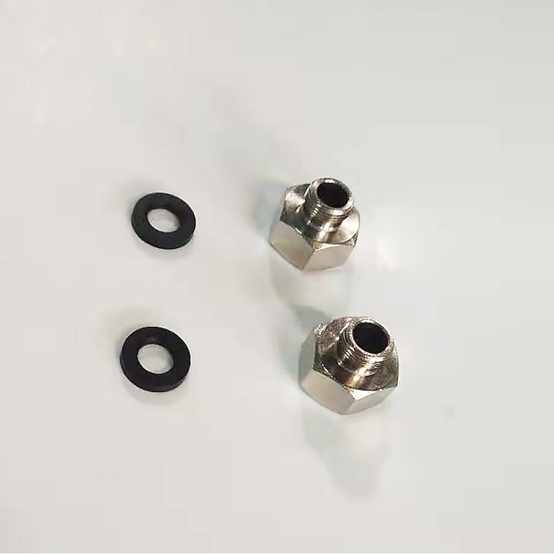 Pipe Fitting Adapter Male G 9/16 Thread To Female G 1/2 Thread 2 pieces (1 pair)3