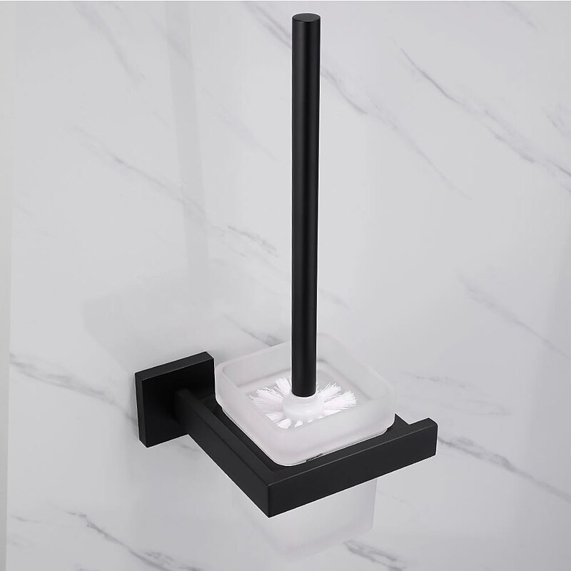 Bathroom Accessory Set / Towel Bar / Toilet Paper Holder Premium Design / Creative Traditional / Modern Glasses / Stainless Steel / Metal 4pcs - Bathroom Wall Mounted3