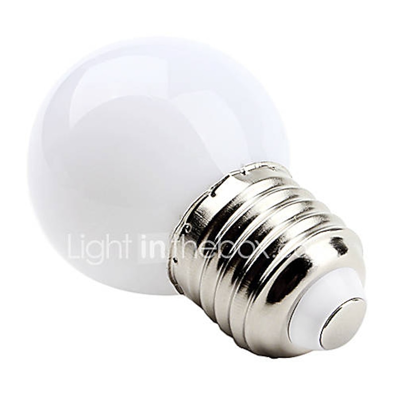 4pcs 1W LED Globe Bulbs E26/E27 G45, 90-120LM, 12 SMD 2835 Beads Warm White/Natural White/White 220-240V3