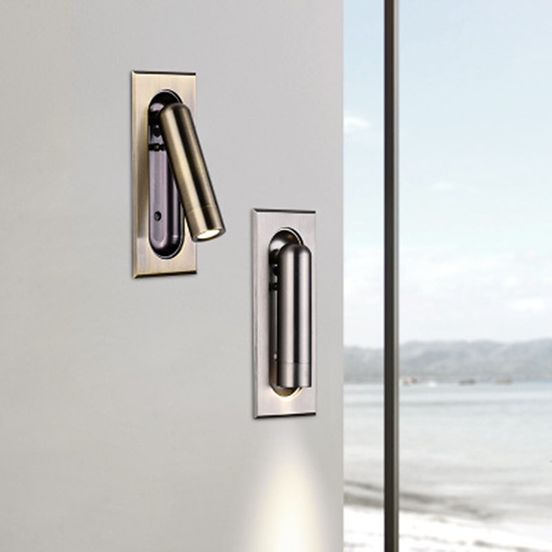 Creative Modern Wall Sconces Living Room Bedroom Iron Wall Light IP54 3W LED Wall Light Fixture Indoor Decorative Lighting3