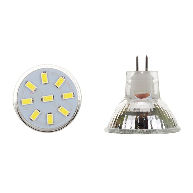 6pcs 2 W LED Spotlight 300 lm MR11 MR11 9 LED Beads SMD 5730 Warm White White 9-30 V2