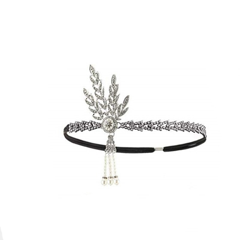 Headbands Pearl Necklace Halloween Costume Outfits 1920s Halloween Alloy For The Great Gatsby Cosplay Women's Costume Jewelry Fashion Jewelry / Gloves / Cigarette Stick / Gloves / Cigarette Stick2