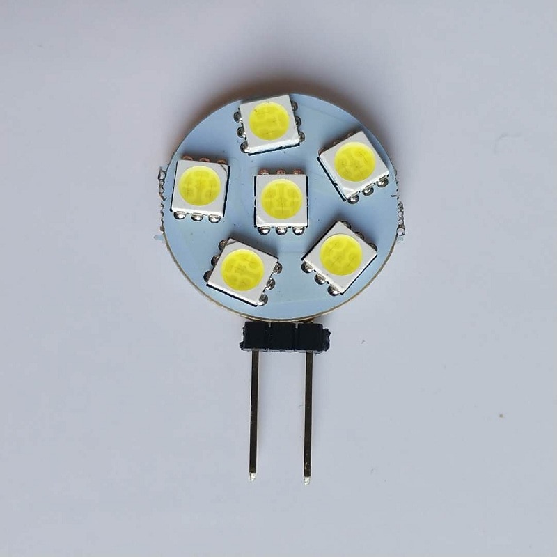 10pcs 1 W LED Bi-pin Lights 120 lm G4 6 LED Beads SMD 5050 White Warm Yellow3