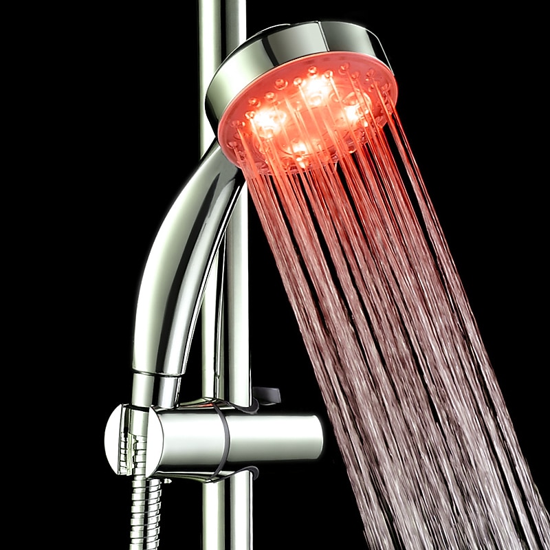 Contemporary Hand Shower Chrome Feature - Shower / Color Gradient / Rainfall, Shower Head4