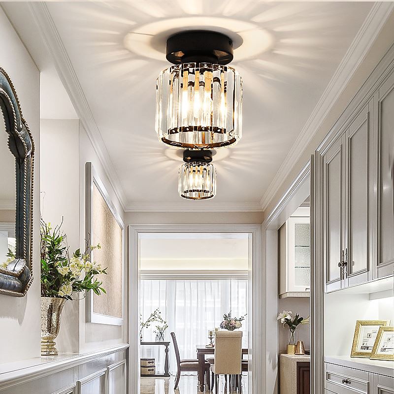 17 cm Ceiling Light LED Hallway Light Flush Mount Lights Glass Geometrical Artistic Modern 220-240V