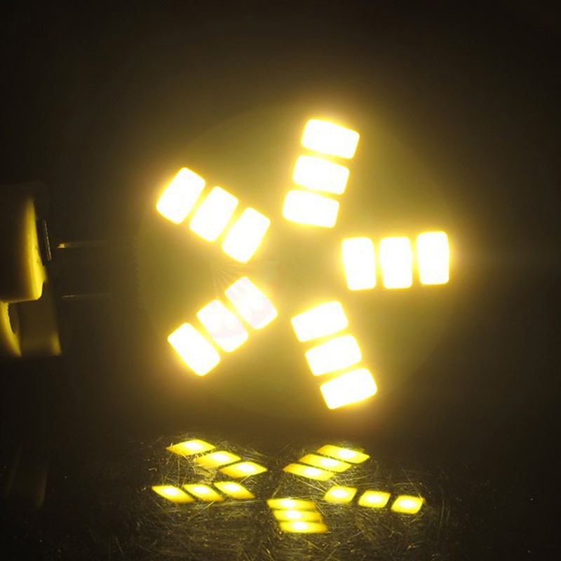 10pcs 4 W LED Bi-pin Lights 300 lm G4 T 15 LED Beads SMD 5730 Warm White White 12 V3