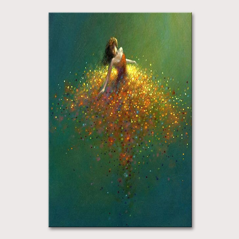 Oil Painting Handmade Hand Painted Wall Art Fairy Fantasy Woman Home Decoration Décor Rolled Canvas No Frame Unstretched3