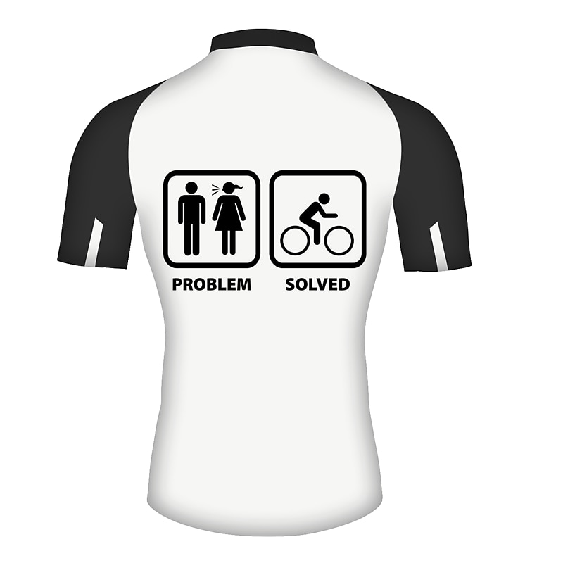 Men's Cycling Jersey Graphic Patterned Letter & Number Short Sleeve Bike Jersey Top with 3 Rear Pockets Mountain Bike MTB Road Bike Cycling Quick Dry Reflective Strips Back Pocket Sweat wicking Sports2