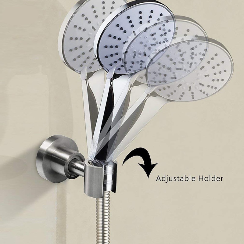 Wall Mounted Stainless Steel Waterproof  360 ° Rotatable Hand-held Shower Stand, Bidet Nozzle Seat, Bathroom Accessories2
