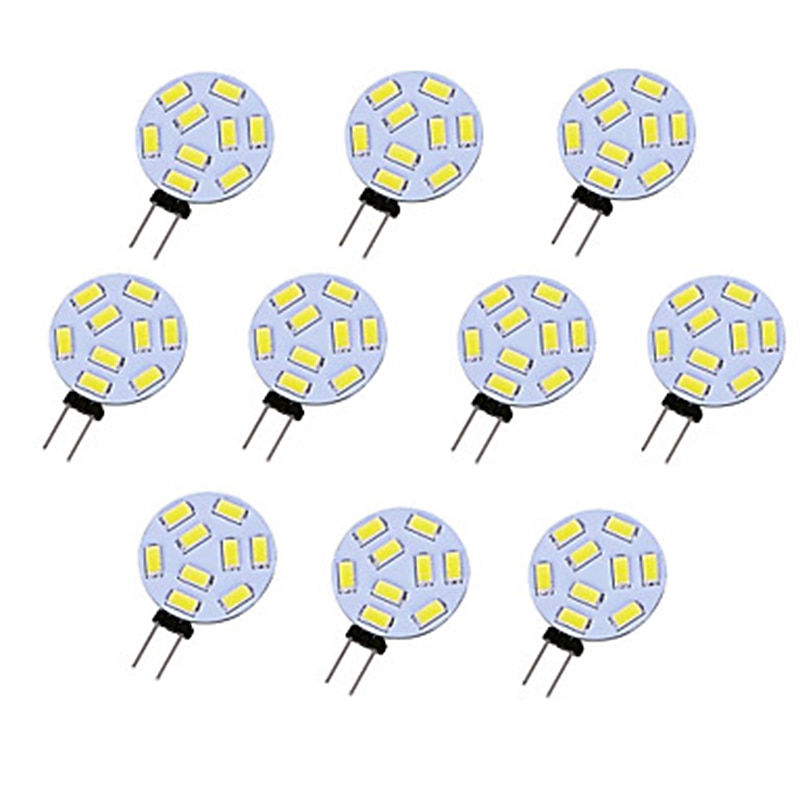 10pcs 2 W LED Bi-pin Lights 300 lm G4 T 9 LED Beads SMD 5730 Warm White White 12 V