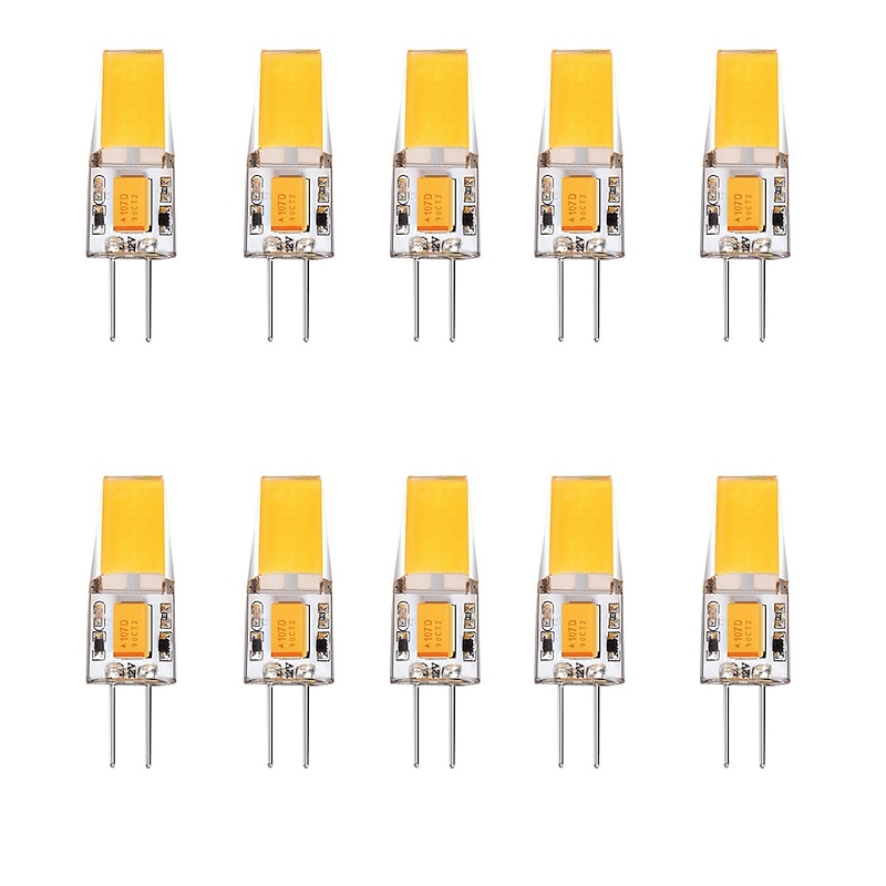 10pcs 2.5 W LED Bi-pin Lights 300 lm G4 1 LED Beads Warm White White