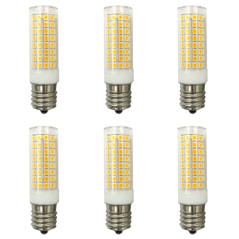 6pcs 10 W LED Corn Lights 1000 lm E14 G9 E12 T 102 LED Beads SMD 2835 Warm White Cold White 220-240 V 110-120 V