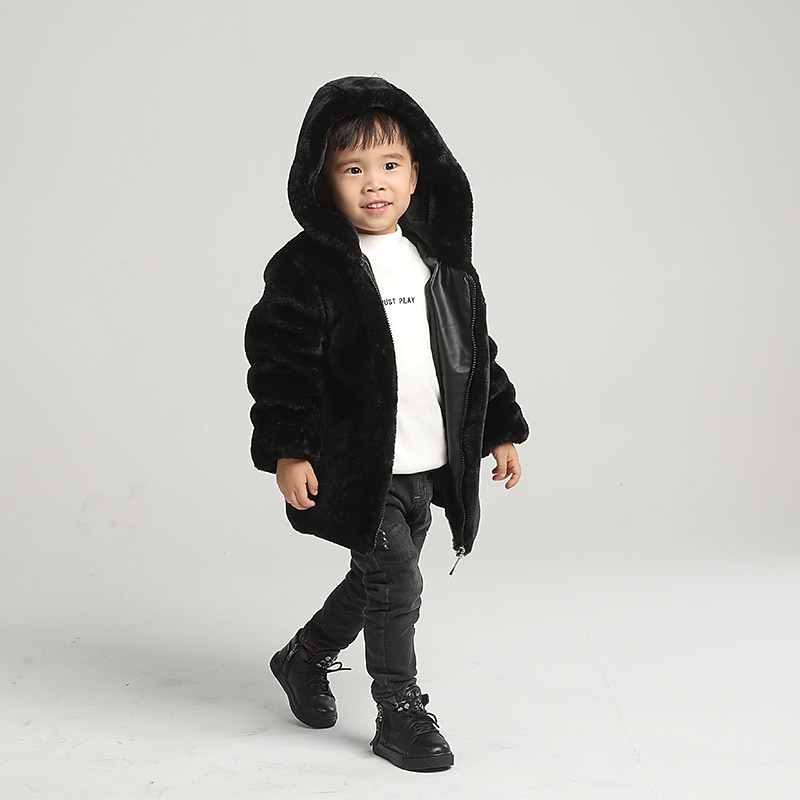 Boys 3D Coat Fall Winter Cool Sport Basic Kids 4-12 Years School Daily2
