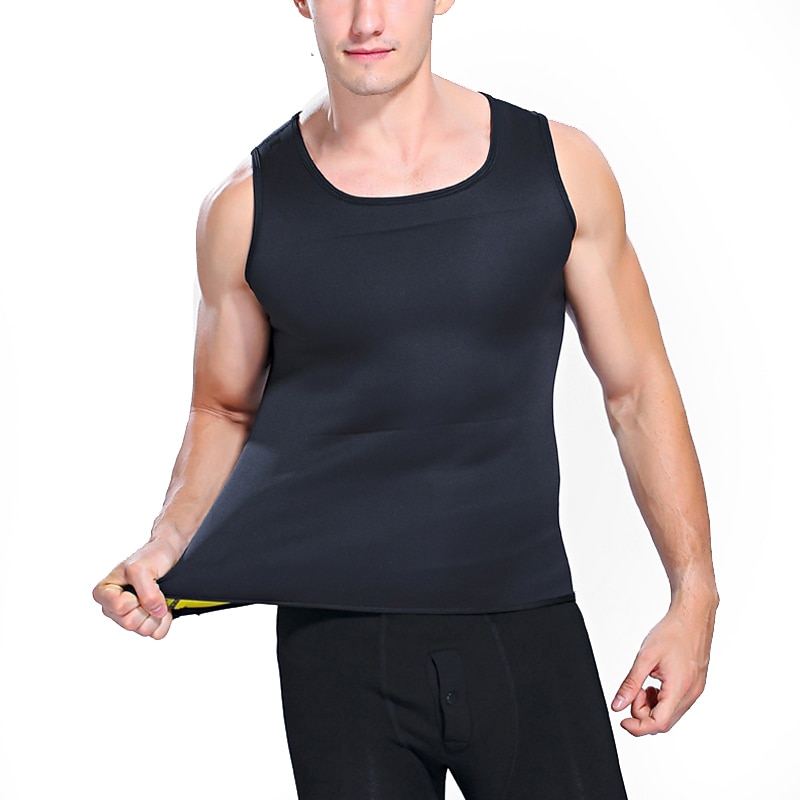 Men Muscular Bodyweight Training Muscle Building Sweat Control Sweat Vest Sweat Shaper Sauna Vest For Gym Workout Exercise & Fitness3