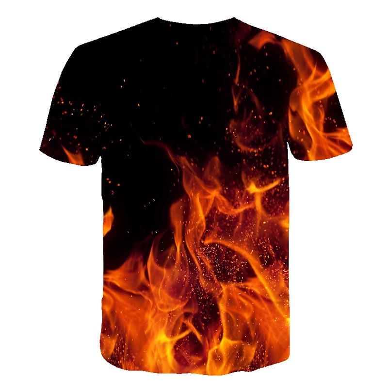 Men's Plus Size Shirt Big and Tall Graphic Round Neck Print Short Sleeve Summer Streetwear Exaggerated Designer Big and Tall Club Beach Tops2