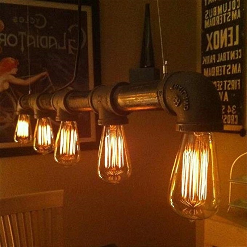 1pc 60W Incandescent Vintage Edison Light Bulb Retro Dimmable Decorative Bulb E26 E27 ST64 Warm White 2200-2300k 220-240V