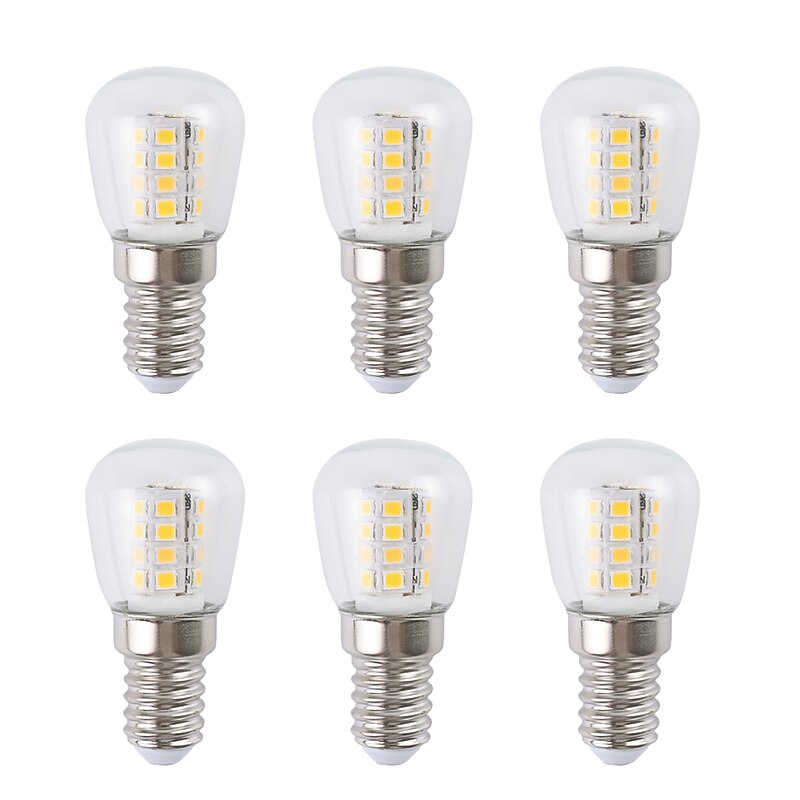 6pcs 3W LED Corn Globe Light Bulbs 300lm E14 26LED SMD 2835 Warm White Landscape 30W Halogen Bulb Replacement 220-240V