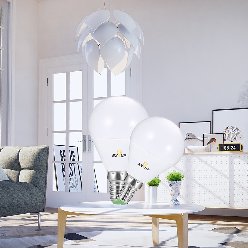 2pcs 4 W LED Globe Bulbs LED Candle Lights LED Filament Bulbs 360 lm E14 E26 / E27 P45 10 LED Beads SMD 2835 Cute Party Cool Warm White Cold White 220-240 V 110-120 V3