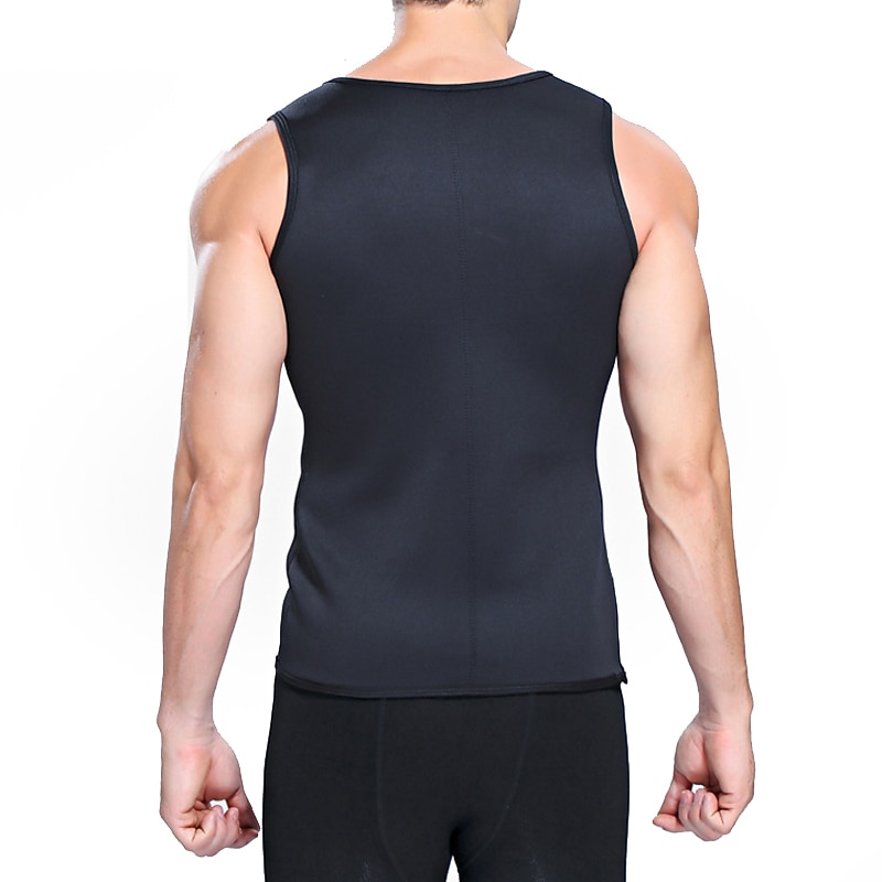 Men Muscular Bodyweight Training Muscle Building Sweat Control Sweat Vest Sweat Shaper Sauna Vest For Gym Workout Exercise & Fitness4