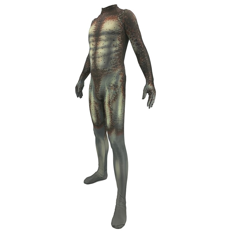 Zentai Suits Bodysuit Warrior Cosplay Carnival Costume Full Body Suit Men's Boys Antique Standing Style Chic & Modern Printing Lycra Spandex Costume for Halloween Carnival Masquerade Adults Kid's2