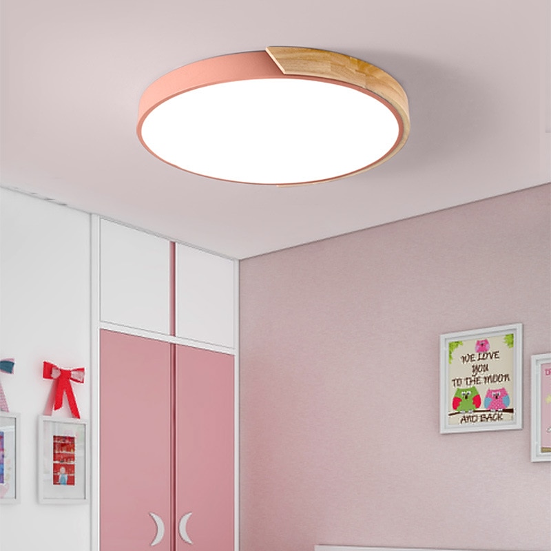40 cm Geometric Shapes Flush Mount Lights Metal Painted Finishes LED Nordic Style 220-240V4