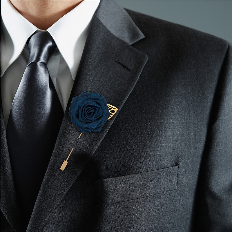 Wedding Flowers Boutonnieres Wedding / Wedding Party Grosgrain 0-10 cm Christmas