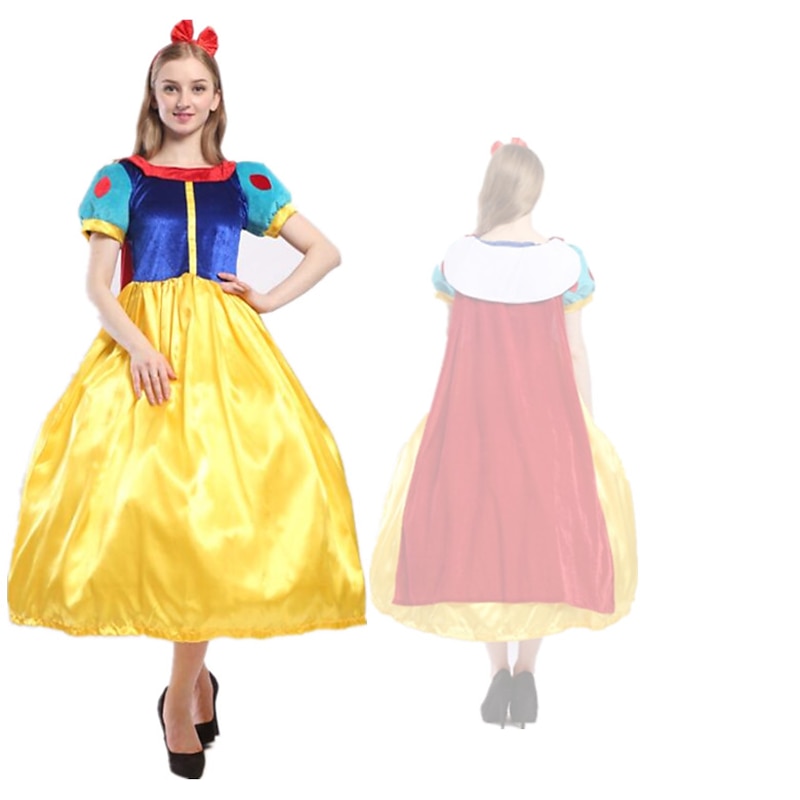 Snow White Princess Masquerade Princess Vacation Dress Movie Cosplay for Women's Adults' Carnival Masquerade Bachelorette Party3