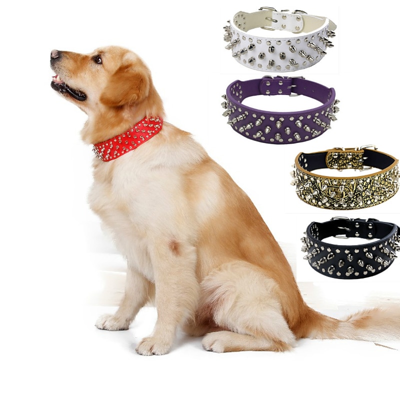 Dog Collar Portable Solid Colored