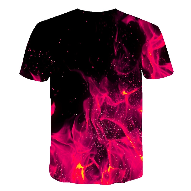 Men's Plus Size Shirt Big and Tall Graphic Round Neck Print Short Sleeve Summer Streetwear Exaggerated Designer Big and Tall Club Beach Tops4