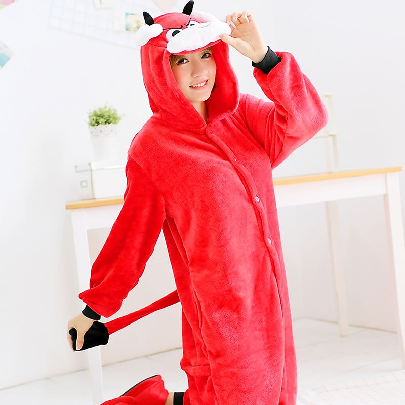 Adults' Animal Onesie Costume Carnival Costume Milk Cow Onesie Pajamas Kigurumi Pajamas Funny Costume For Men and Women Carnival Cartoon4