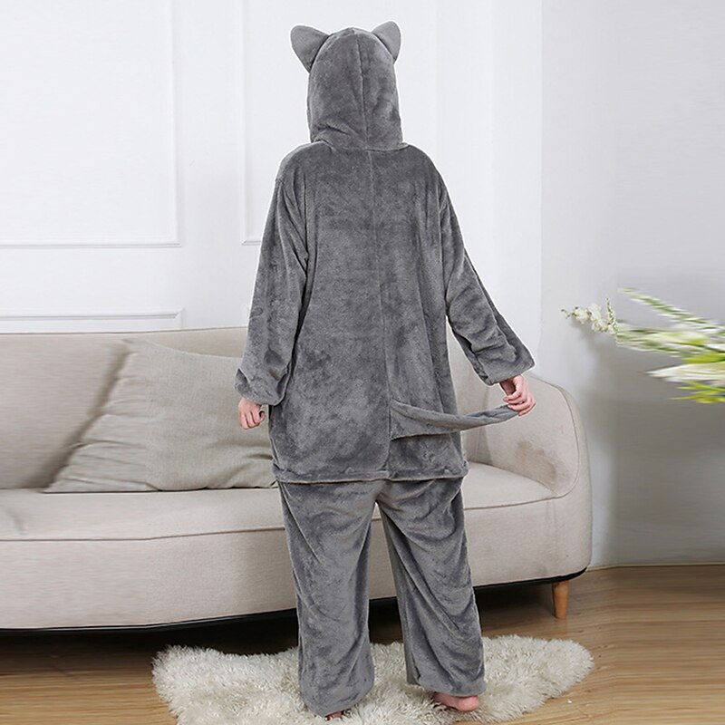 Adults' Animal Onesie Costume Carnival Costume Husky Onesie Pajamas Kigurumi Pajamas For Men and Women Carnival Cartoon3