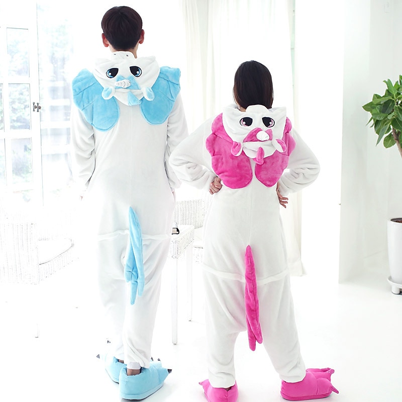 Adults' Animal Group Costume Onesie Costume Carnival Costume Unicorn Onesie Pajamas Kigurumi Pajamas For Men and Women Carnival Cartoon2