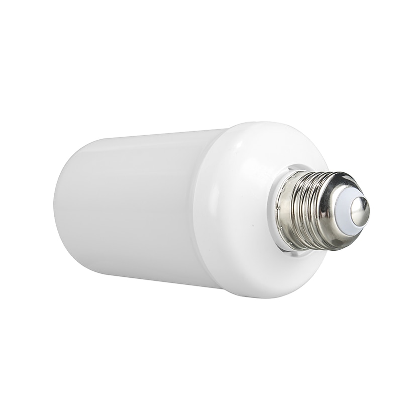 LED Flame Effect Light Bulb Holiday Lights 4 Modes Yellow Blue Light 6W E27 E26 Base Halloween Christmas Home Decoration Garden Decoration Lights AC 85-265V4