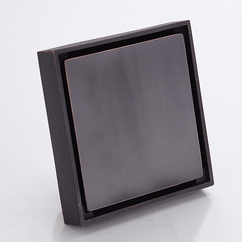 Brass Floor Mounted Bathroom Shower Floor Drain Floor Filter Square Simple Toilet Sink Drainage Filter2
