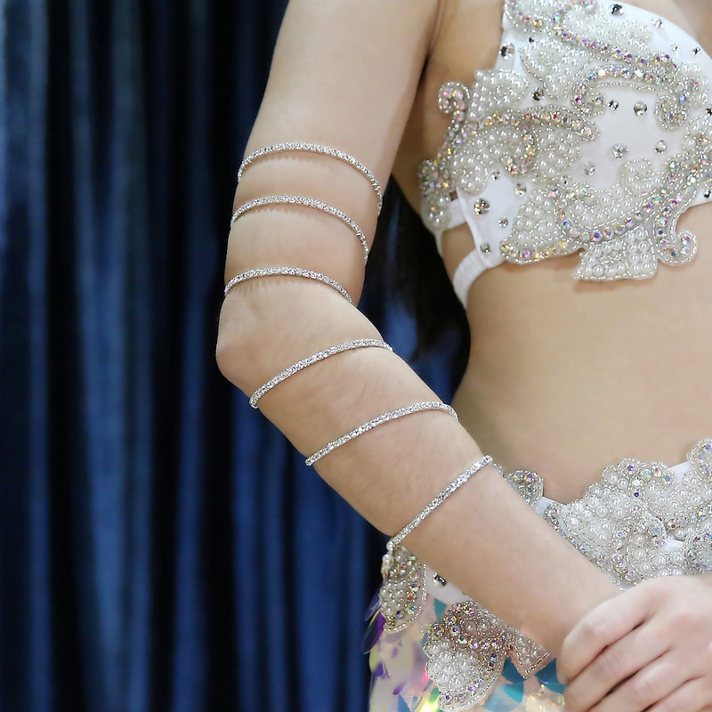 Dance Accessories Women's Performance Alloy Rhinestone Bracelets2