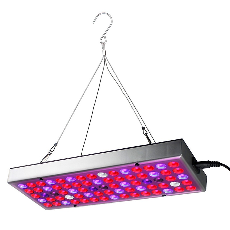 Grow Light for Indoor Plants LED Plant Growing Light Full Spectrum 25W 75LED Beads Easy Install Highlight Energy saving 85-265V Greenhouse Hydroponic Vegetables Flowers