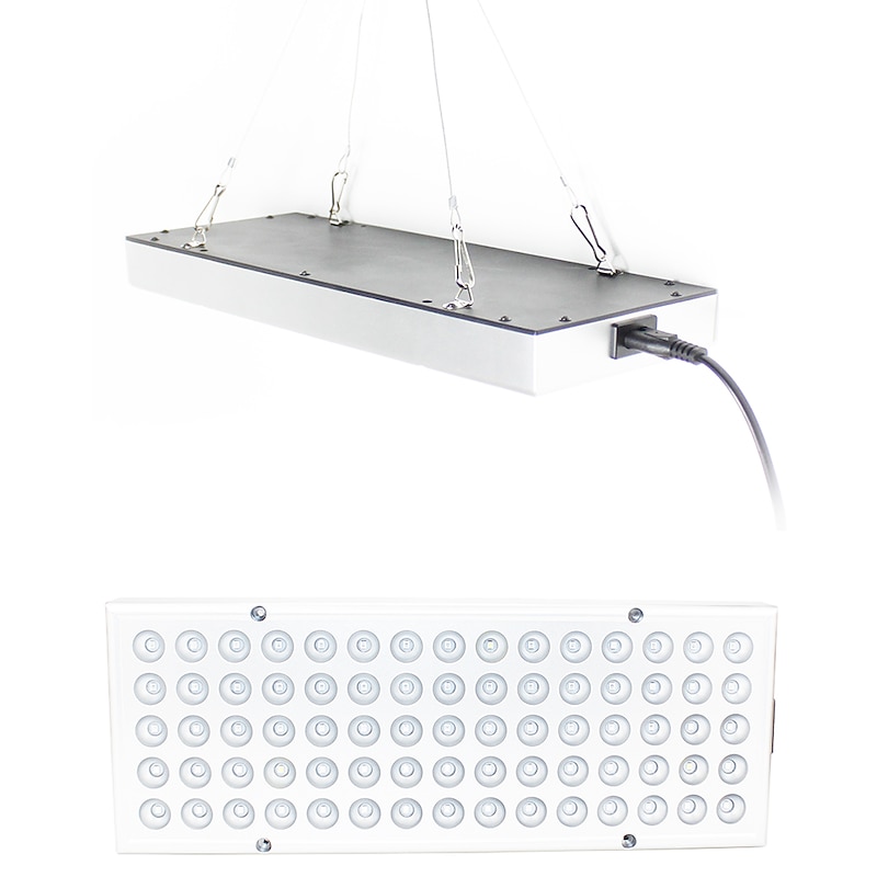 Grow Light for Indoor Plants LED Plant Growing Light Full Spectrum 25W 75LED Beads Easy Install Highlight Energy saving 85-265V Greenhouse Hydroponic Vegetables Flowers2