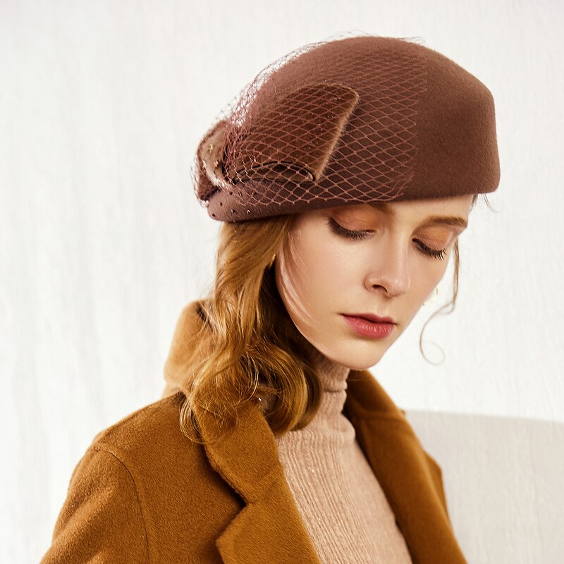 Lace Fascinators / Headwear with Paillette 1pc Casual / Horse Race Headpiece3