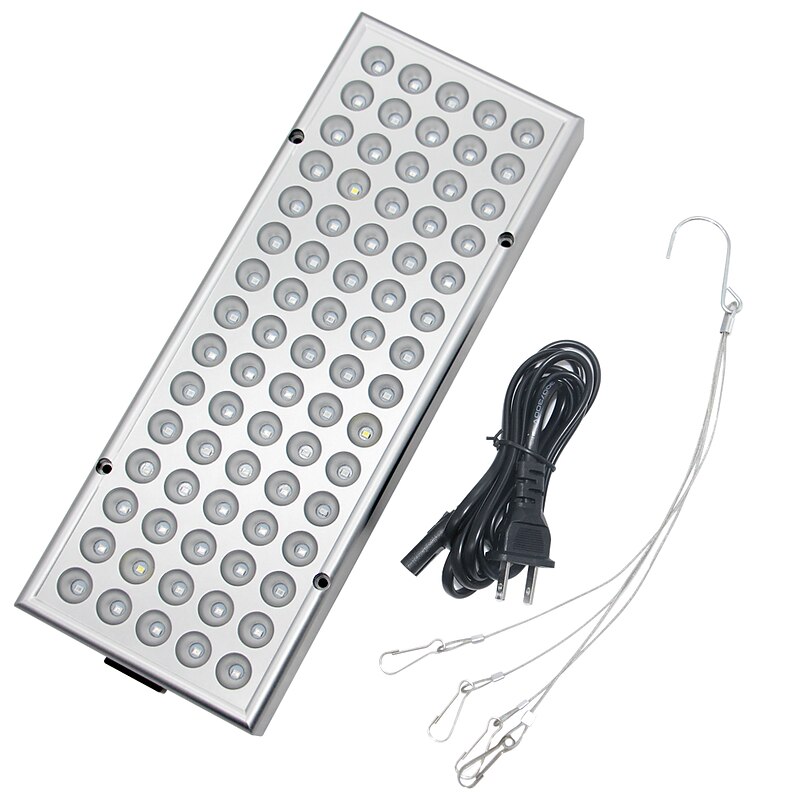 Grow Light for Indoor Plants LED Plant Growing Light Full Spectrum 25W 75LED Beads Easy Install Highlight Energy saving 85-265V Greenhouse Hydroponic Vegetables Flowers3