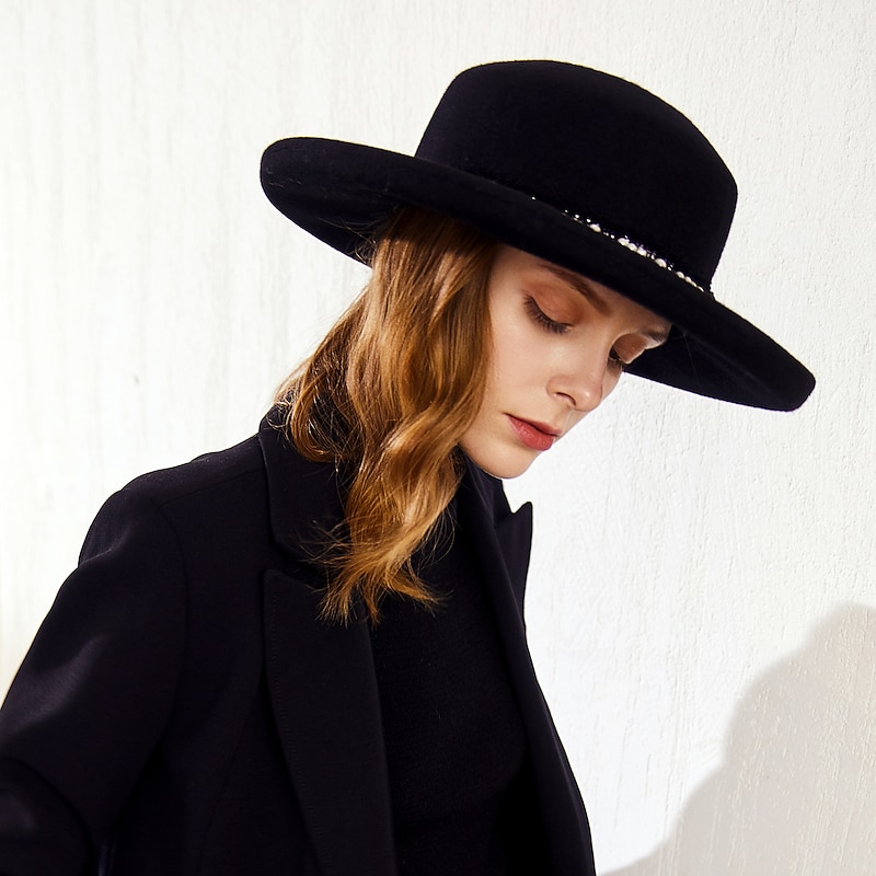 Cotton Hats with Pearls 1pc Casual Headpiece2