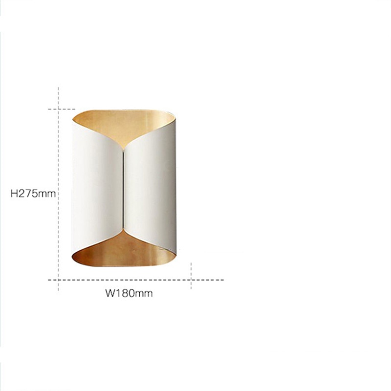Creative Nordic Style Wall Lamps Wall Sconces Living Room Bedroom Iron Wall Light 220-240V 40 W4