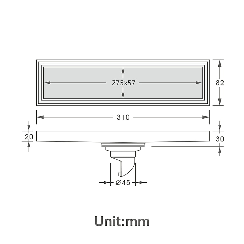 Drain New Design Contemporary Brass 1pc - Bathroom Floor Mounted3