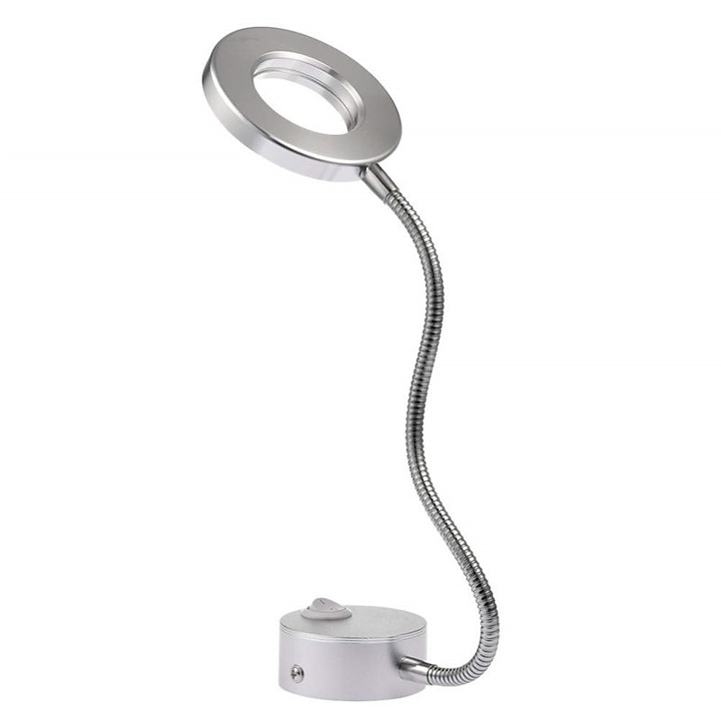 LED Dormitory Bedside Reading Lamp Hotel Hose Spot Light Background Wall Lamp 3W Simple Hose Wall Lamp2