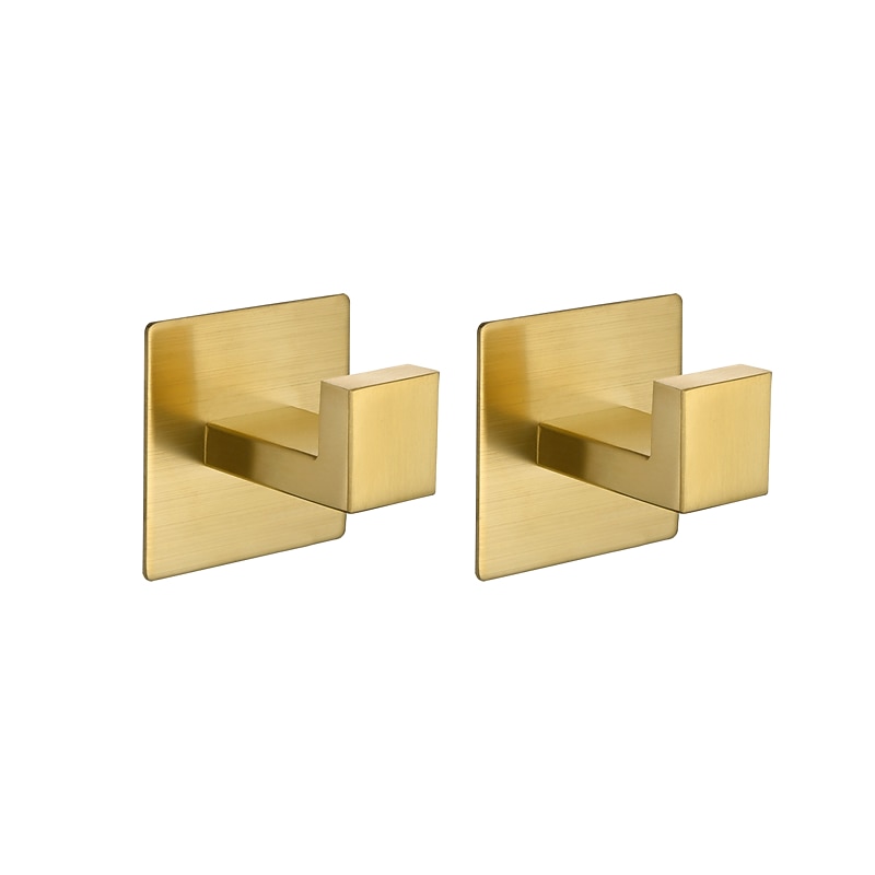 Bathroom Accessory Set / Towel Bar / Robe Hook New Design / Self-adhesive / Multifunction Contemporary / Country Stainless Steel Bathroom Single / 1-Towel Bar / towel ring Wall Mounted