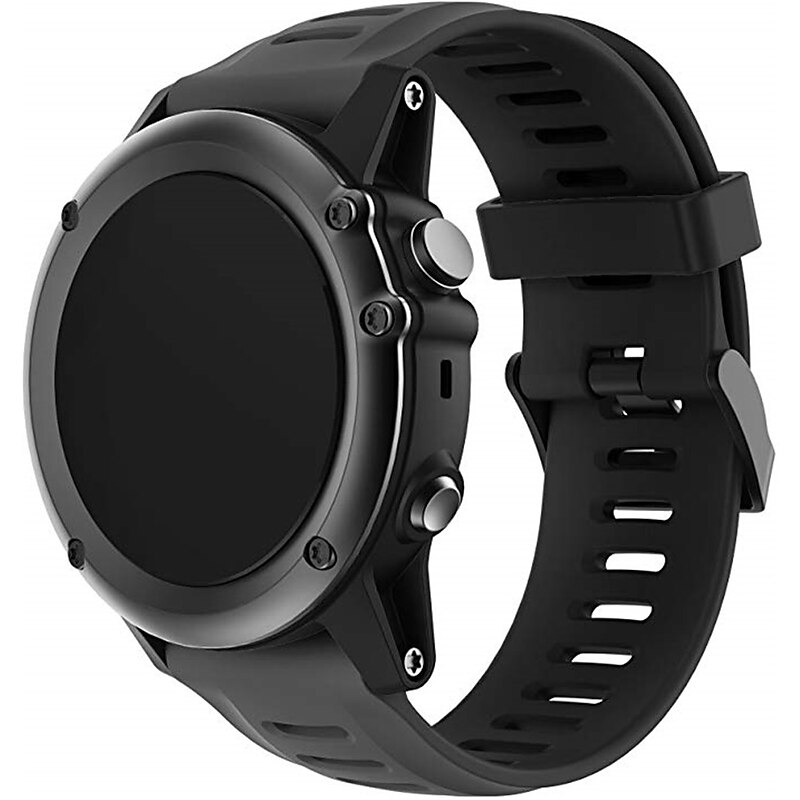 Watch Band for Garmin Fenix 3 HR Fenix 3 Fenix 7X / 6X / 5X / 3/3HR Plus Pro Sapphire Solar Descent Mk2i / Mk2 / Mk1 D2 Charlie / Bravo / Delta PX Silicone Replacement  Strap 26mm Breathable Sport2